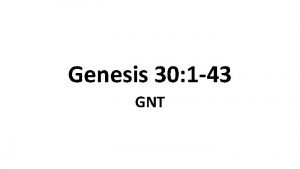 Genesis 1 gnt