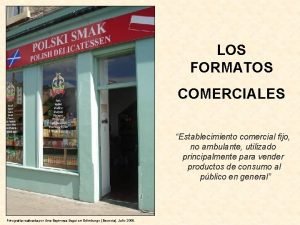 Formatos comerciales