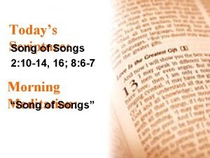 Song of songs 2 16