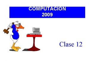 COMPUTACION 2009 Clase 12 Tipos de Datos PASCAL