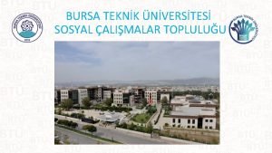 BURSA TEKNK NVERSTES SOSYAL ALIMALAR TOPLULUU TPLK Logo