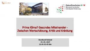 Prima Klima Gesundes Miteinander Zwischen Wertschtzung Kritik und