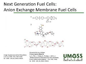 Next Generation Fuel Cells Anion Exchange Membrane Fuel