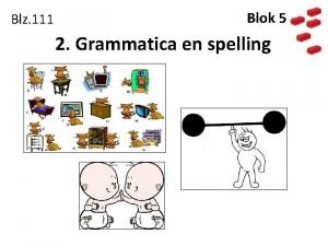 Blz 111 Blok 5 2 Grammatica en spelling