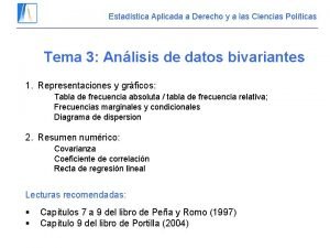 Estadstica Aplicada a Derecho y a las Ciencias