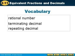 Writing fractions as decimals