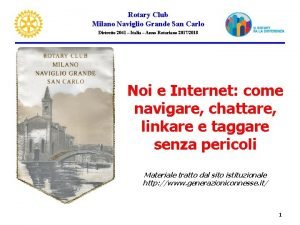 Rotary Club Milano Naviglio Grande San Carlo Distretto