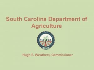 Sc department of agriculture