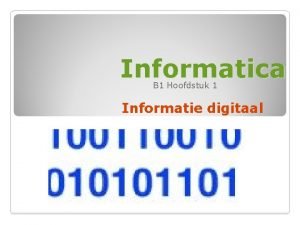 Informatica b