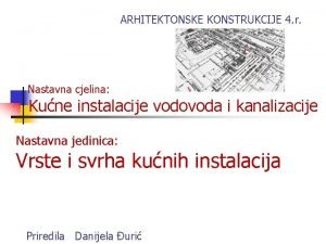 Kućne instalacije