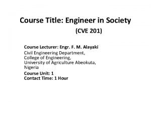 Cve engineer