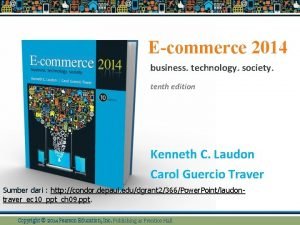 Ecommerce 2014 business technology society tenth edition Kenneth