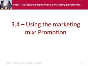 How to improve marketing performance