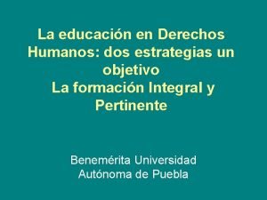 Conclusiones sobre los derechos humanos