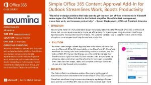 Simple Office 365 Content Approval AddIn for Outlook