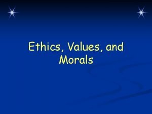 Universal moral values