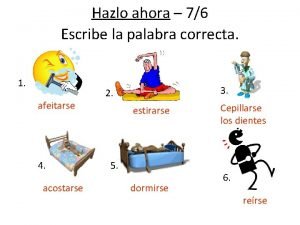 La palabra hazlo