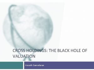 Cross holding valuation