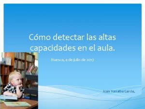 Cmo detectar las altas capacidades en el aula