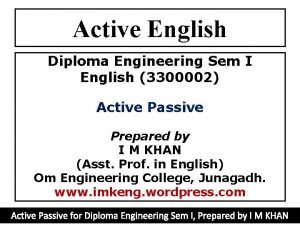 Active english book diploma sem 1