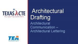 Architectural lettering Architectural lettering