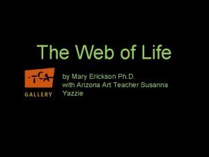 The Web of Life by Mary Erickson Ph