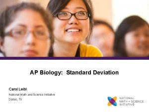 National math and science initiative ap biology