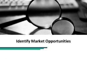 Identify Market Opportunities Case Study Mass Transit Market