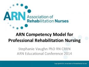 Arn competency model