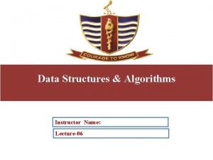 Data structure operations