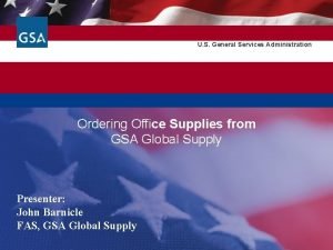 Gsa office supplies