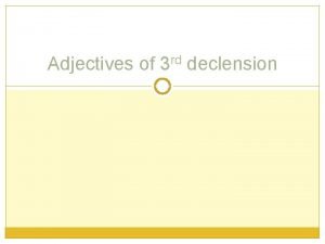 Acer declension