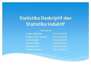 Statistika induktif