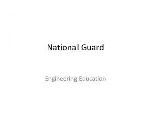 National Guard Engineering Education General Levee Information Levees