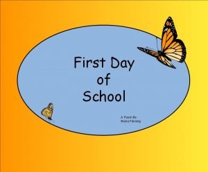 First day at school poem