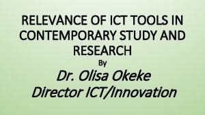 Conclusion of ict Conclusion of ict