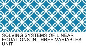 Practice 3-6 systems with three variables