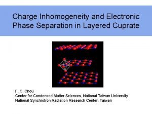 Charge Inhomogeneity and Electronic Phase Separation in Layered