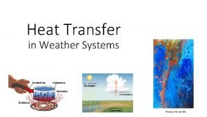 Heat Transfer in Weather Systems Latent hidden Heat