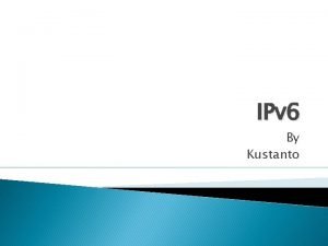 Ipv format
