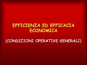 Efficacia economica