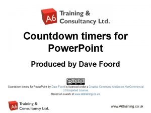 Powerpoint 5 minute timer