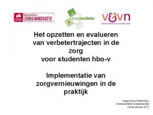 Smart voorbeeld zorg Smart voorbeeld zorg