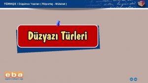Düşünce yazısı örnekleri Düşünce yazısı örnekleri