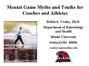 Mental Game Myths and Truths for Coaches and