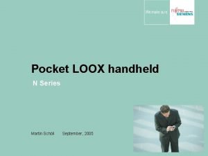 Pocket loox n