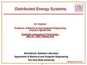 Energy systems