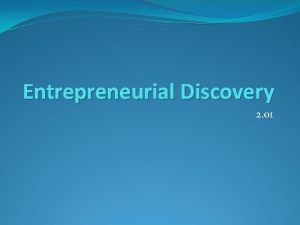 Discovery examples