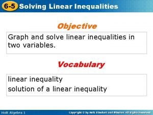 Graphing linear inequalities notes