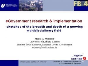e Government research implementation sketches of the breadth